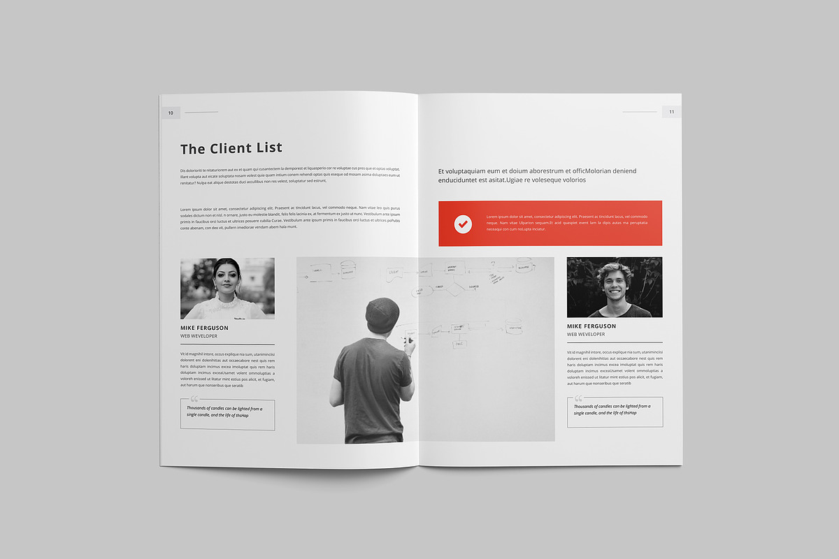 Brochures design, a Brochure Template by Tanber Hossen (Photo 3 of 13)
