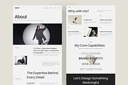 Velisse – Portfolio Website UI Figma, an UI Kit Template by peterdraw (Thumbnail 3 of 6)