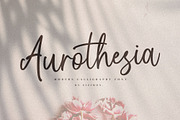 Aurothesia Casual Chic Font Duo!, a Script Font by sizimon (Thumbnail 1 of 8)