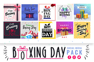 Boxing Day Social Media Templates