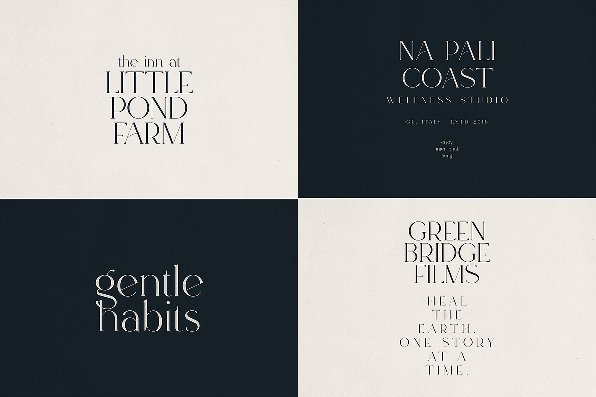 Luxury Serif Collection - 8 Fonts, a Serif Font by Only Fonts (Photo 9 of 12)