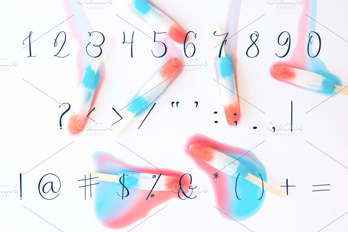 HIGHLAND Hand Lettered Script Font preview 5