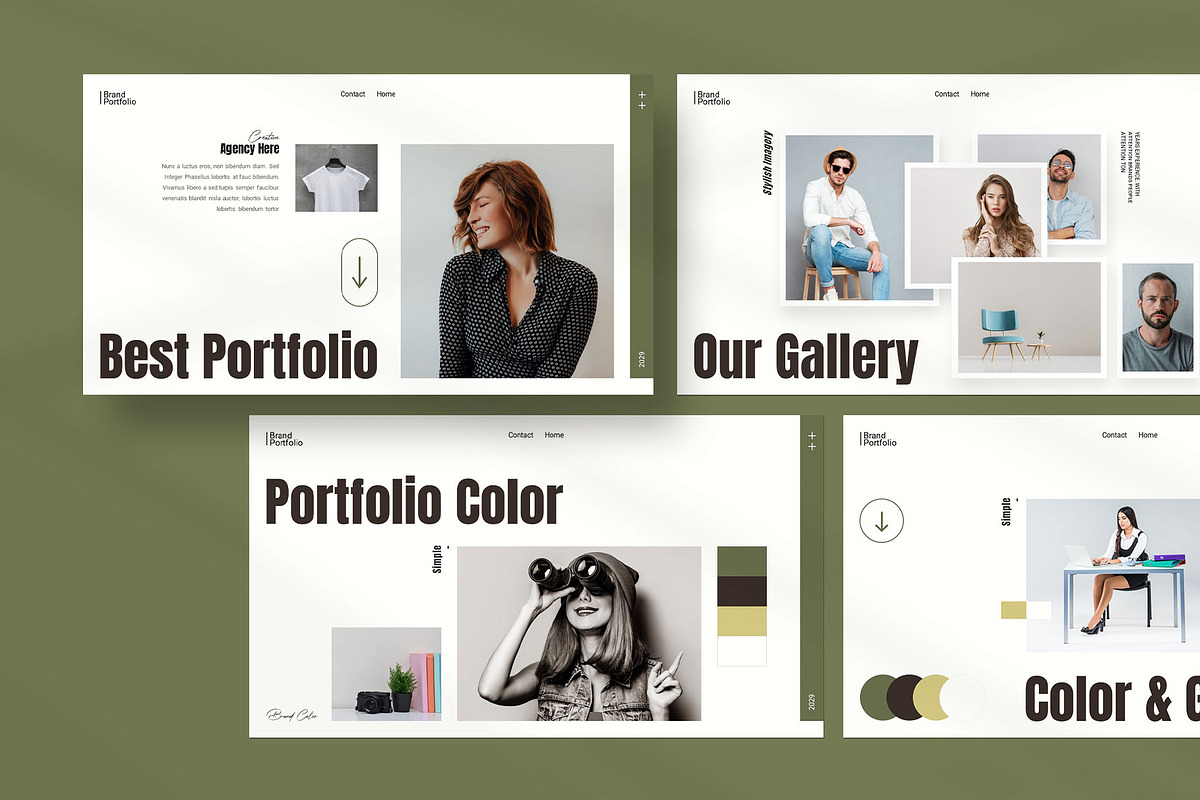 Brand Portfolio Presentation, a Presentation Template by KreateTribe (Photo 2 of 6)