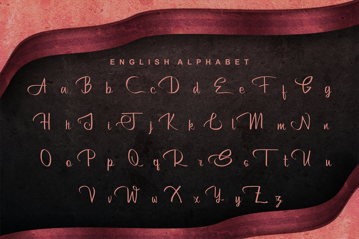 Bertha - Script With Ligatures preview 2