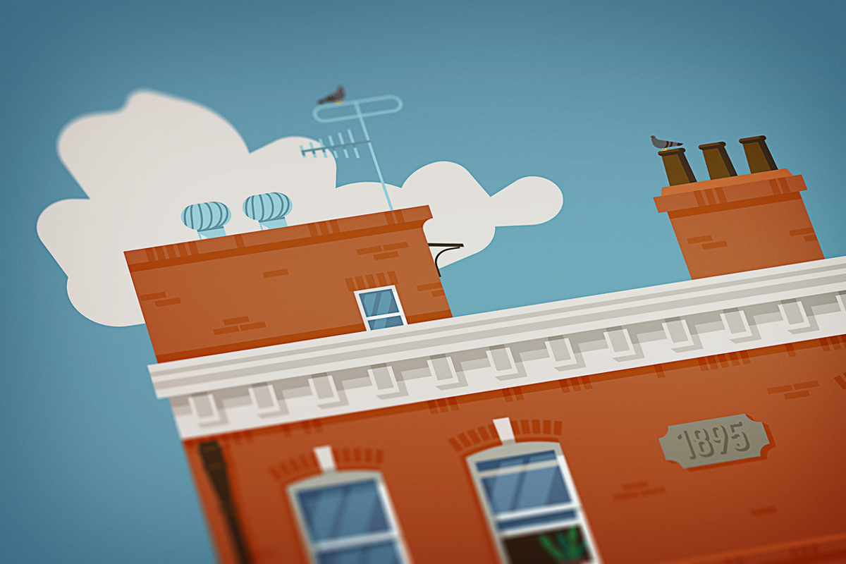 Townhouse Section Illustration, an Illustration by Masha Tace (Photo 3 of 6)