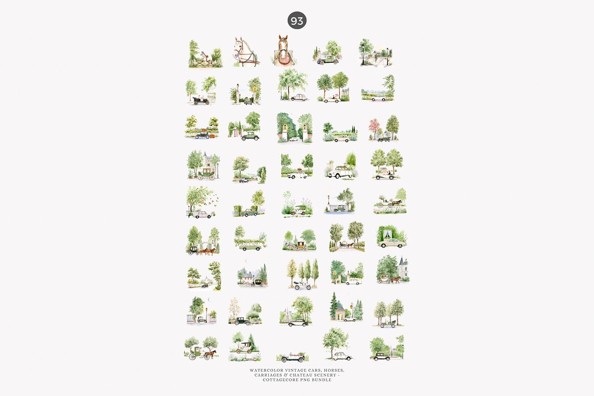 France with this French Countryside, a Decorative Illustration by Patishop Art (Photo 10 of 10)
