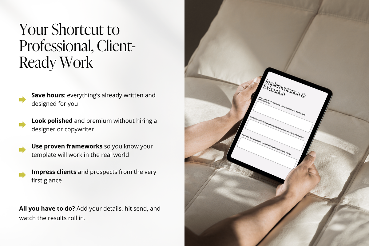 Service Feedback Questionnaire Template for Social Media Managers | Editable Offboarding Form preview 5