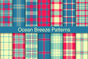 #208 Ocean Breeze Patterns, a Pattern Graphic by Plaid4You (Thumbnail 1 of 5)