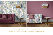 Palms & Peacocks pattern & motifs, a Pattern Graphic by YvY (Thumbnail 2 of 6)