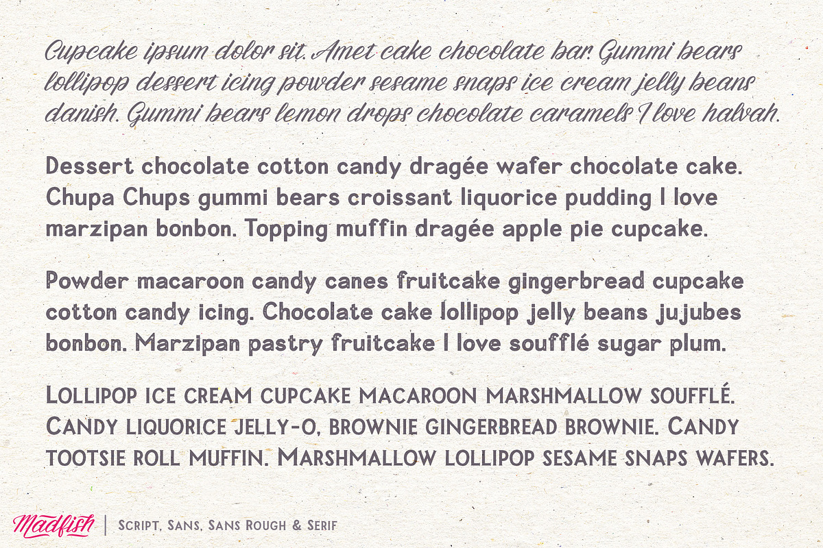 Madfish Font Family ++ EXTRAS, a Script Font by Ayca Atalay (Photo 11 of 15)