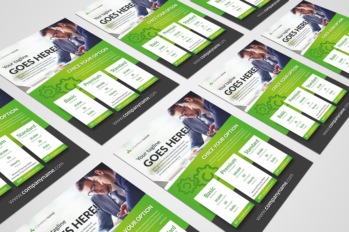 Company offer A4 flyer, a Flyer Template by buttonpl (Photo 5 of 5)