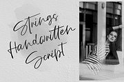 Strings // Handwritten Script Font, a Script Font by Bluestudio (Thumbnail 2 of 11)