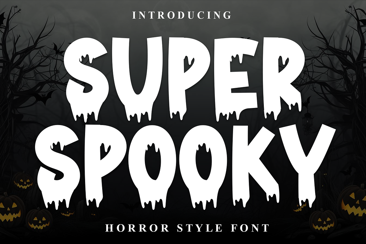 Super Spooky | Script Font, a Script Font by Scratchones (Photo 1 of 8)