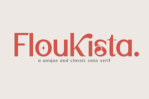 Floukista | Classic Sans Serif