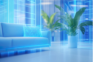 Lounge Interior Featuring Sofa and, an Architecture Photo by Lermont51