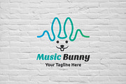 Music Bunny Logo, a Branding & Logo Template by Martin-Jamez (Thumbnail 2 of 3)
