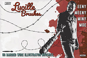Lucille - Barbed Wire AI Brushes, a Brush Add-On by BAD TASTE (Thumbnail 1 of 6)