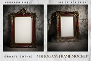 Ornate Gothic Mahogany Frame Mockup, a Mockup by StormDigitalArt (Thumbnail 2 of 2)