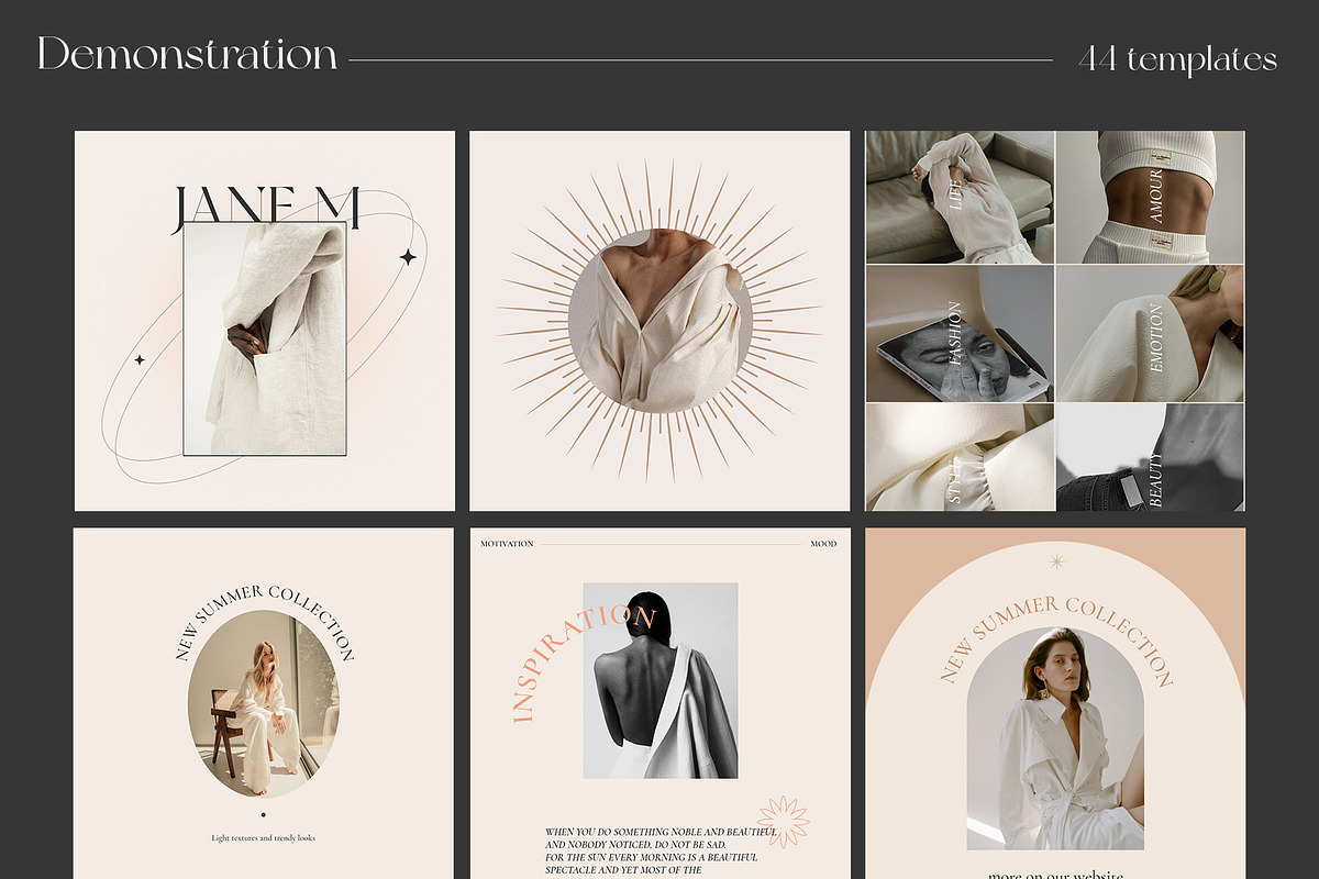 CANVA & PS / 160+ Aesthetic template, a Social Media Template by Simple có (Photo 12 of 19)