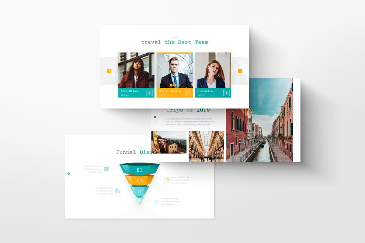 Travel Theme Powerpoint Template, a Presentation Template by GearShift (Photo 6 of 7)