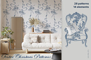 Festive Christmas patterns, a Decorative Illustration by LanaDzi (Thumbnail 20 of 25)