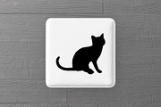Cat Silhouette, an Animal Illustration by newminddesign (Thumbnail 3 of 3)