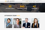 Law&Justice:Attorney WordPress Theme, a WordPress Template by ThemeBear (Thumbnail 4 of 8)