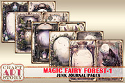 Magic fairy forest-1 Junk Journal, a Person Illustration by CraftArtStory (Thumbnail 4 of 6)