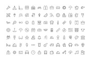 234 Summer and Travel Outine Icons, an Outline Icon by Vectors Market (Thumbnail 2 of 3)