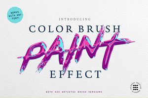 Paint Text Effect