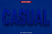 Casual 3D editable text effect, a Layer Style Add-On by Hello Muh (Thumbnail 1 of 2)