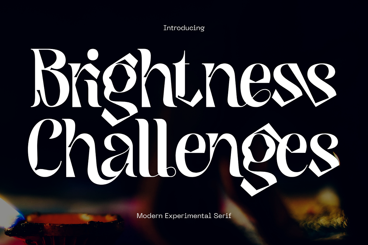 Brightness Challenges - Gothic Font, a Serif Font by 177Studio (Photo 1 of 8)