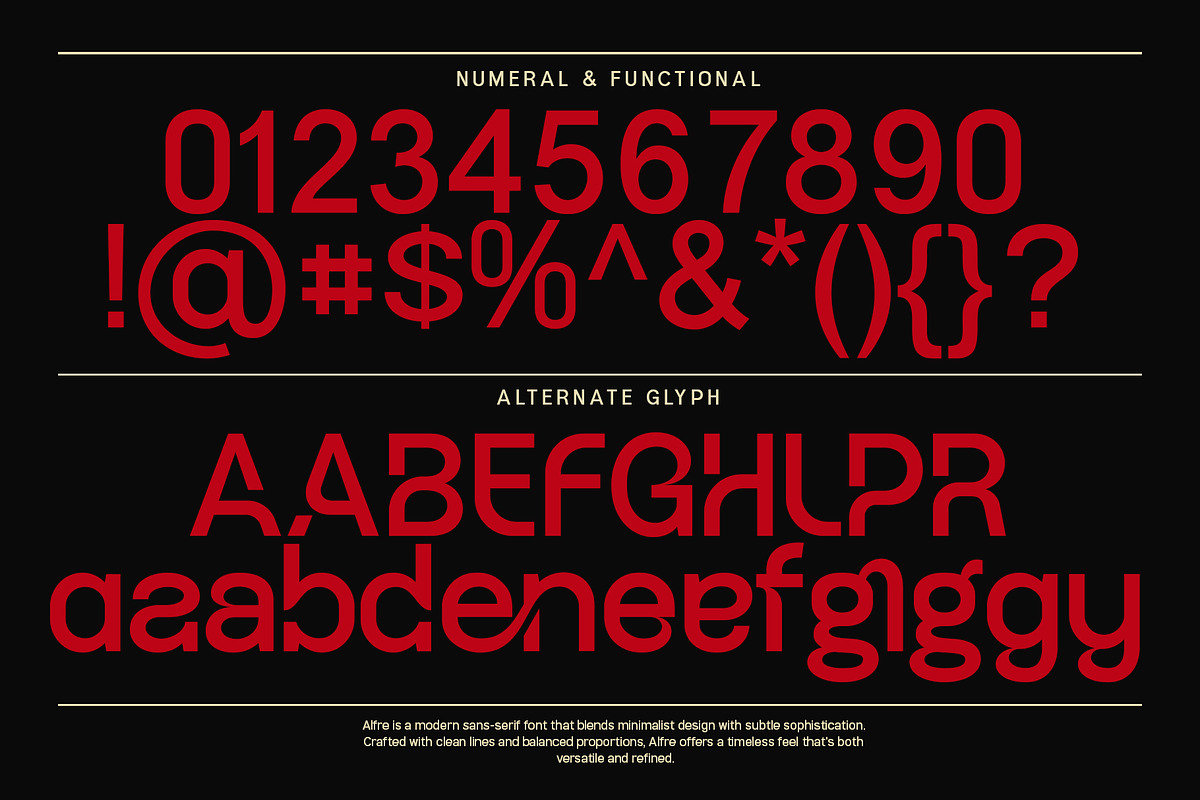 Halfre, a Sans Serif Font by senzana (Photo 8 of 8)