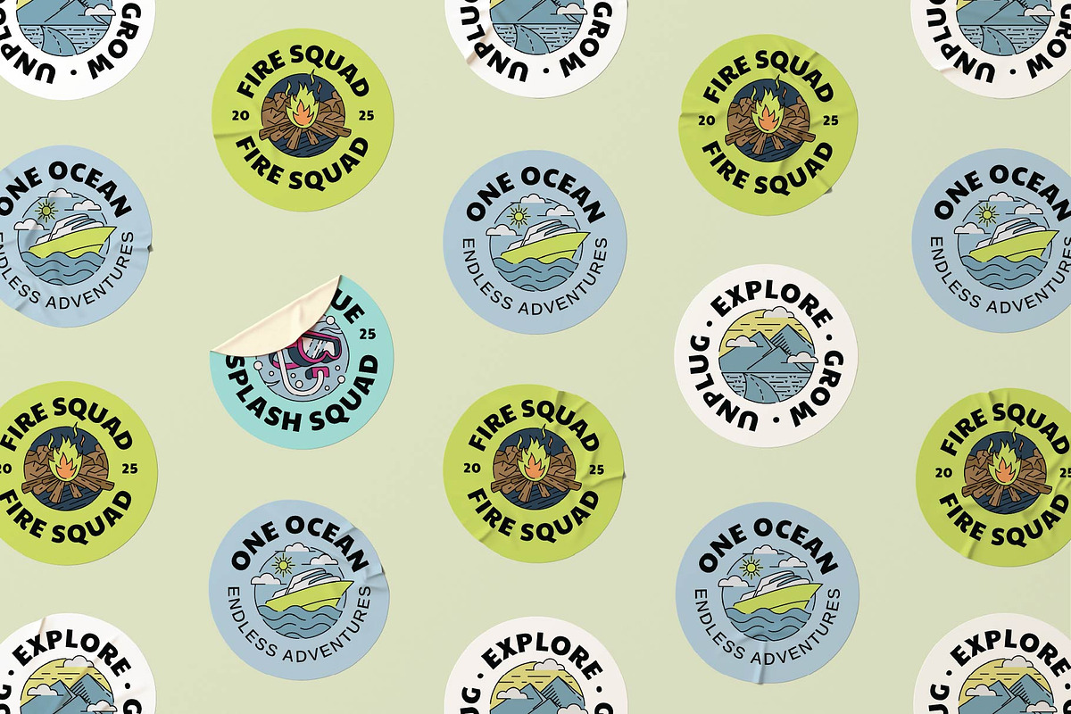 Outdoor Travel Graphic, an Illustration by Skilline Supply Co. (Photo 8 of 10)
