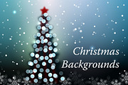 5 Christmas Backgrounds, an Illustration by Sunny Design (Thumbnail 1 of 5)