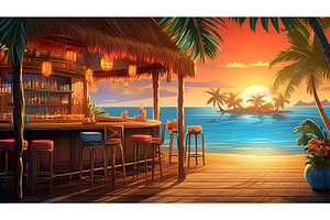 atmosphere bar restaurant background, a Food & Drink Photo by pikepicture