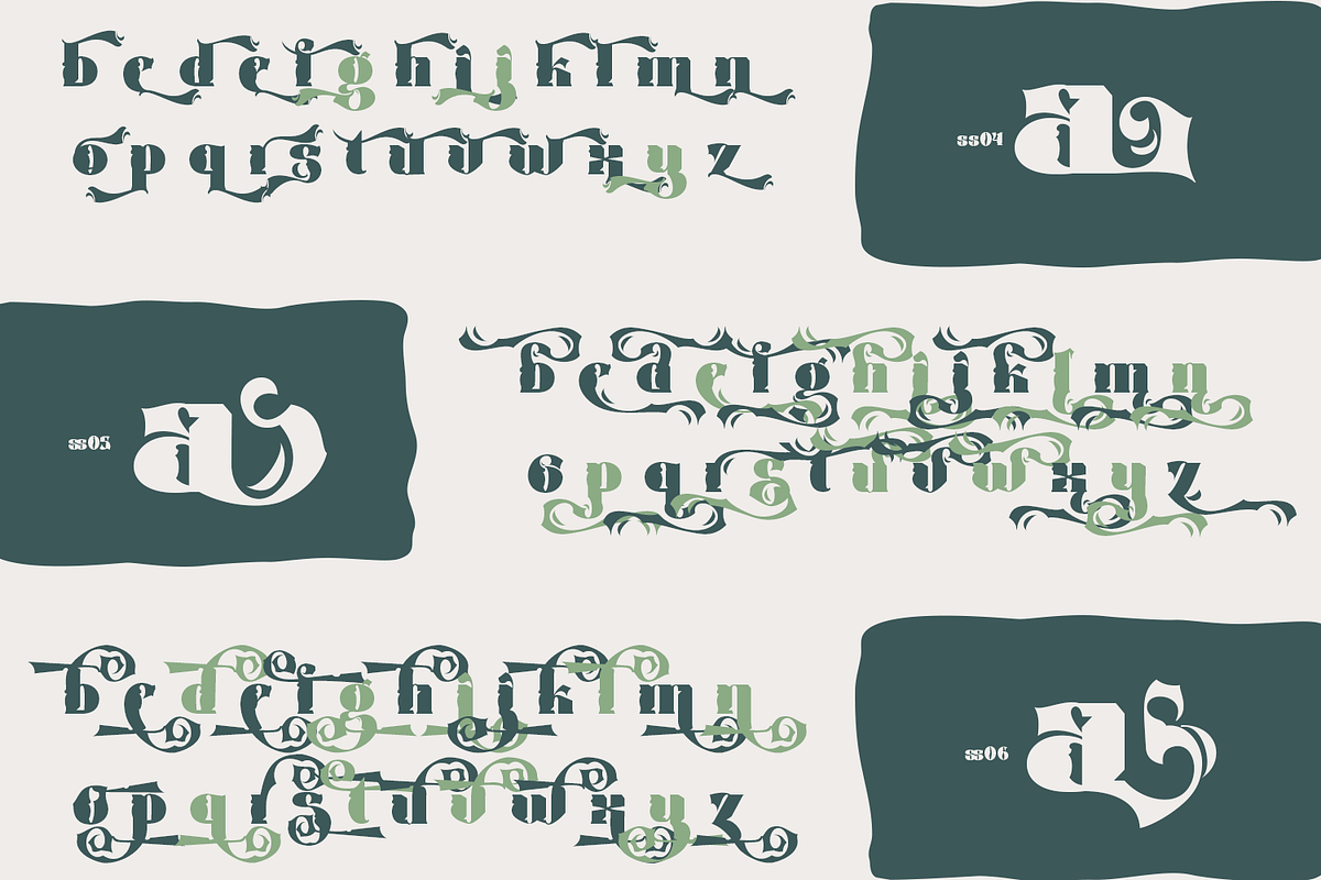 Puhyaka Mythology Font, a Blackletter Font by TypeClassHeroes (Photo 13 of 15)