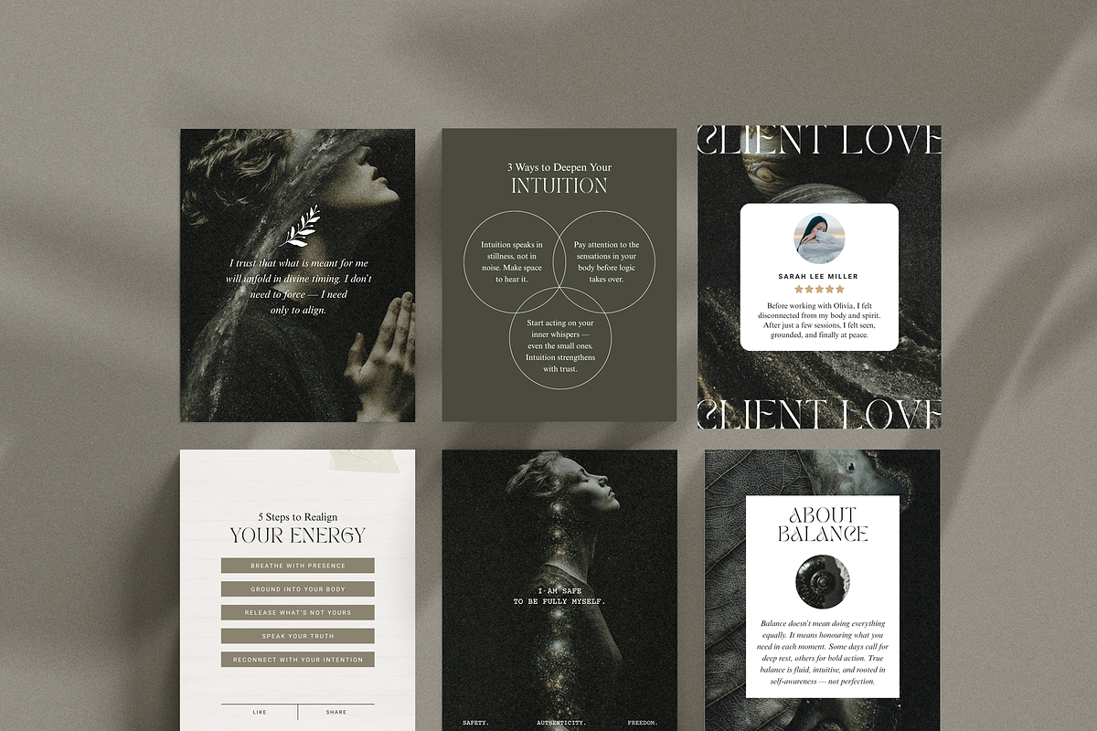 Mystical Instagram Template Bundle, a Social Media Template by Studio Loire (Photo 7 of 10)