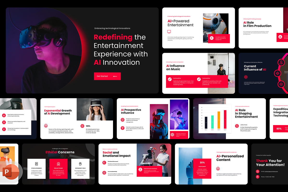 Ai - Artificial Intelligence, a Presentation Template by Hammad Arif (Photo 1 of 2)
