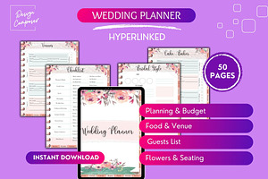 Wedding Planner Digital ipad, a Templates & Theme by Design Composer