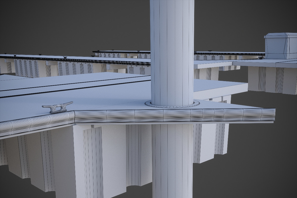 Marina - Boat Slips - Floating Dock, an Object 3D Model by RoHo Productions (Photo 25 of 39)