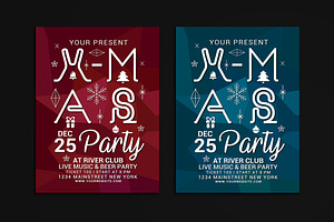 Christmas Party Flyer, a Flyer Template by Muhamad Iqbal hidayat