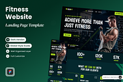BearFit - Fitness Website, a Landing Page Template by SLAB! Design (Thumbnail 1 of 4)