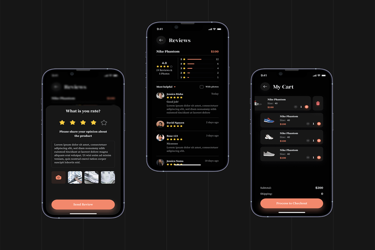 Shoe Store - e-Commerce UI Kit, an UI Kit Template by Digital_Fantasies (Photo 7 of 8)