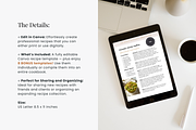 Canva Recipe Template | Matcha, a Templates & Theme by Erin Cassidy (Thumbnail 3 of 5)