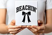 Beachin Coquette Bow Summer PNG, an Illustration by CraftArtStudio (Thumbnail 2 of 4)