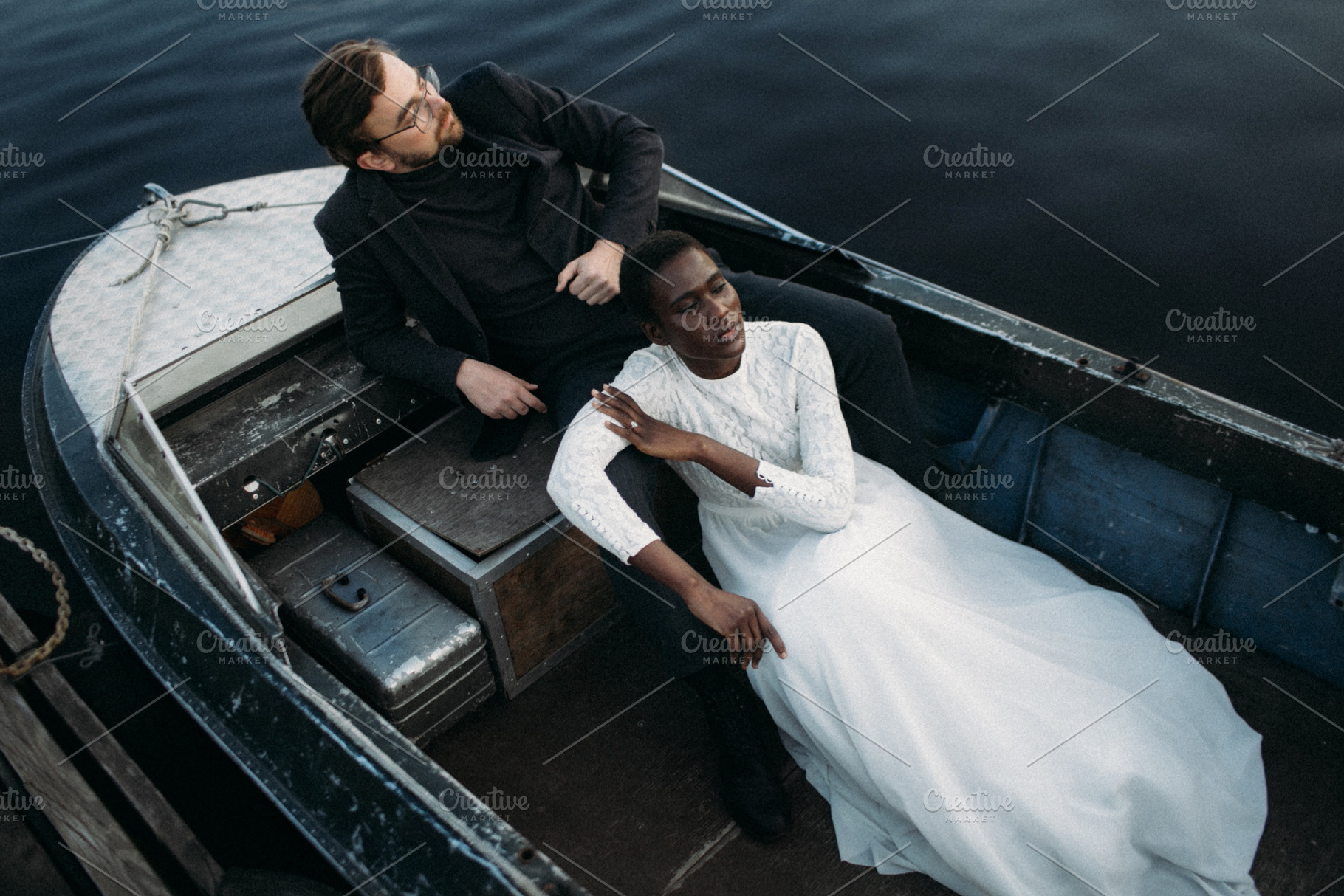 Beautiful wedding couple in a boat, a Person Photo by PRESETS & PICS BY MELNYK