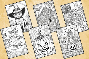 Scary Halloween Coloring Pages