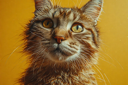 Cute funny Cat stock image, a Photo by ComfortQ
