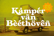 Boooji | 70s retro serif, a Serif Font by Drawwwn (Thumbnail 7 of 10)